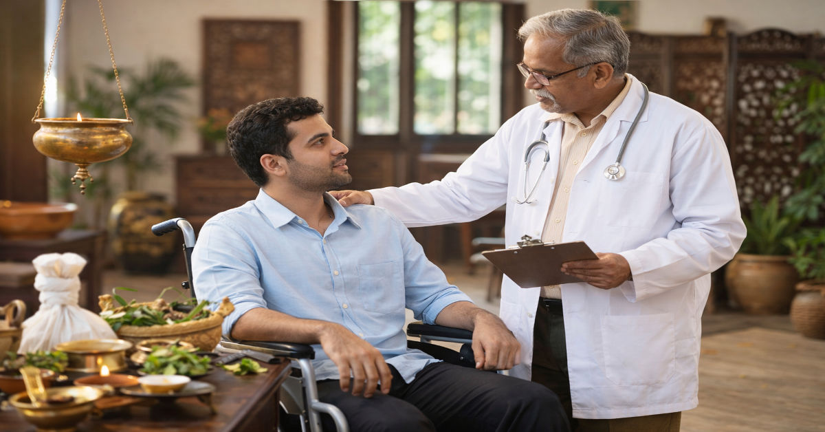 Virupakshipuram location known for ayurvedic paralysis and stroke treatment